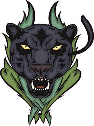 U24 Aufkleber Panther Motiv Nr. 1 Autoaufkleber Sticker Konturschnitt