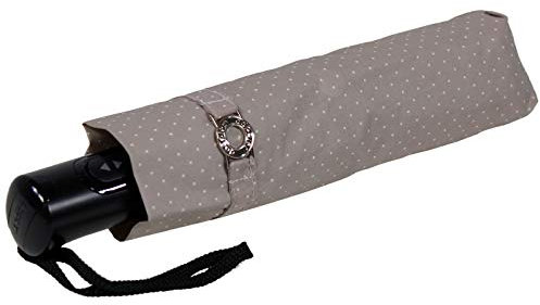 Doppler Taschenschirm Magic Carbonsteel stabil sturmfest Auf-Zu Automatik Chic - grau