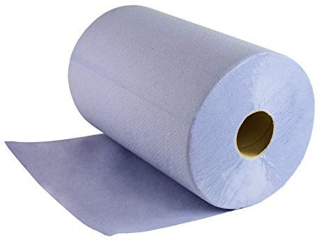 Universal Putztuchrolle Putztuch Papiertuch Rolle blau 3 lagig für Werkstatt Freizeit etc.