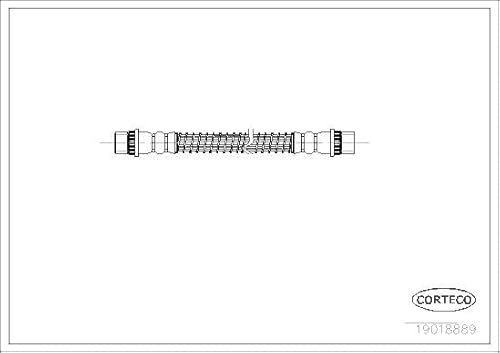 Corteco 19018889 Bremsschlauch hinten links