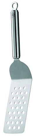 Rosle Stainless Steel Angled Perforated Spatula, 32 cm