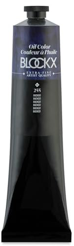Blockx Indigo Peinture à l'huile, tube de 200 ml