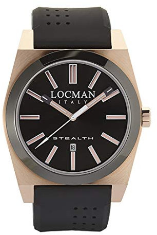Locman Herrenuhr Stealth 0201RGBKF5N0SIK