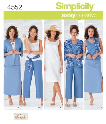 Simplicity Sewing Pattern 4552 BB Miss/Plus Size Sportswear