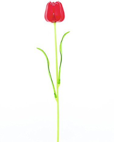 EUROPALMS Kristalltulpe, Kunstblume, rot, 61cm 12x | Edle, vielseitige Ganzjahresdeko