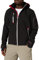 U-Power Metropolis, giacca in pile da uomo Soft Shell, abbigliamento invernale casual, con cappuccio, tessuto elasticizzato, impermeabile, giacca a vento, cappotto imbottito con zip intera (BLACK CARBON_XS)