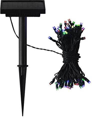 Smart Solar 50x Coloured LED Light String 6.9m