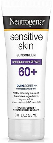 2 x Neutrogena Sonnencreme für empfindliche Haut, Gesichts-Lotion, LSF 60 (schützt empfindliche Haut)