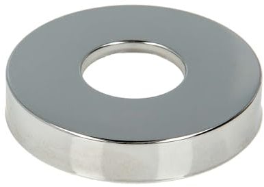 tecuro Schubrosette (1) Ø 32 mm x Ø 80 mm x Höhe 15 mm, messing verchromt