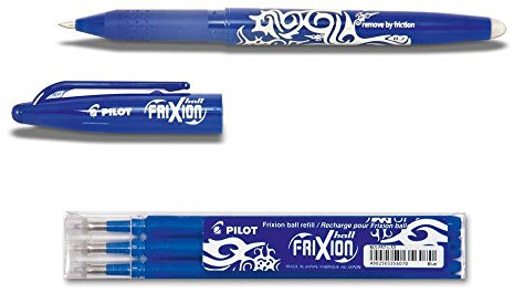 Pilot Pen 1 Frixion Ball blau + 3er-Set Mine Office Set