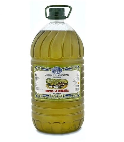 Aceite de Oliva Virgen Extra - Hojiblanca - Garrafa 5 Litros - Extracción en frío - Olivar tradicional - Parque Natural de la Subbética Rute, Córdoba, Andalucía - [PRODUCTO DE ESPAÑA]