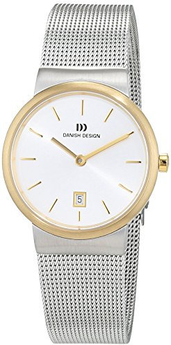 Danish Design Damen Analog Quarz Uhr mit Edelstahl Armband 3324579
