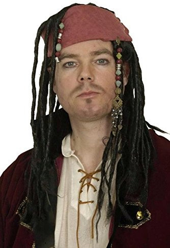 Unbekannt Piratentuch mit Haar Schmuck -Jack-