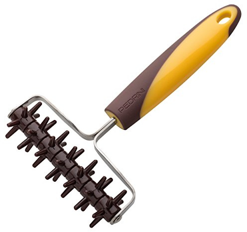 Pedrini Linea Dolci Rullo Fora Pasta, Plastica, Giallo, 24 x 11.5 x 4 cm