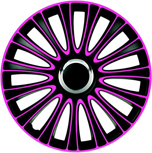 Radzierblenden Radkappen Radabdeckung 16 Zoll #903 PINK SCHWARZ