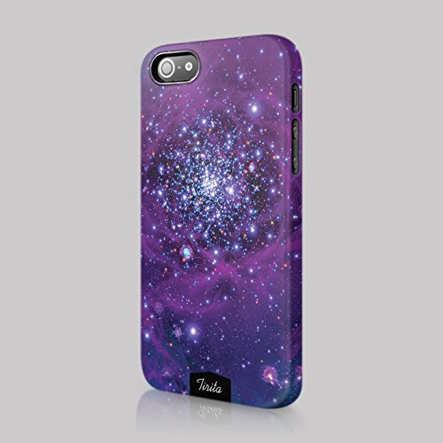 Tirita Phone Case Compatible with iPhone 5 / 5s / SE 2016 Hard Cover Galaxy Indie Hipster Nebula Space