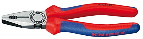 KNIPEX-WERK C. GUSTAV PUTSCH 0302200 Kombizange L.200mm pol. m.2Komp.-Hüllen DIN/ISO5746 KNIPEX