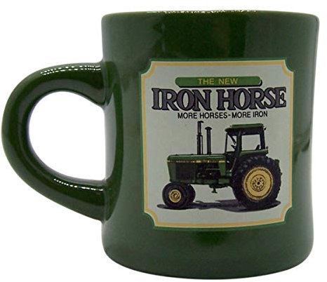 M. CORNELL IMPORTERS John Deere Iron Horse Diner Mug, Green, 8 Ounce