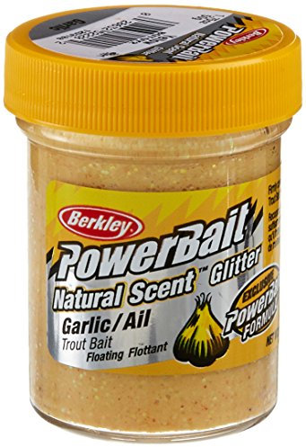 Berkley PowerBait Natural Glitter Trout Bait, Yellow, Jar