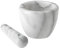 Westmark Mortier avec Pilon en Marbre, Haut, Diamètre intérieur: env. 7,5 cm, Gourmet, Blanc/Gris, 69592260