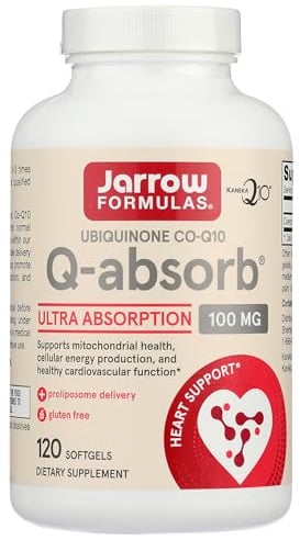 Jarrow Formulas Jarrow Q-Absorb (Coq10) (100mg, 120 Softgels), 1 Units
