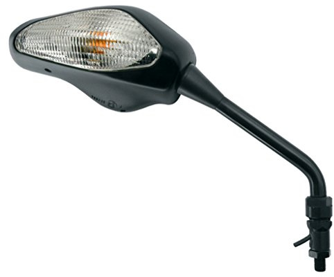 Vicma Spiegel Ducati Multistrada rechts, silber | Blinker integriert kompatibel mit Ducati 620 Multistrada 2005-2006, Ducati 620 Multistrada Dark 2005-2006