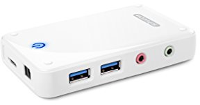 Sitecom CN-340 Docking Station, USB 3.0, Bianco