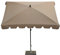 Maffei Art 86r Allegro, Parasol rectangulaire cm 240x160, Tissu Dralon, fabriqué en Italie. EXCLUSIVITE Couleur Taupe