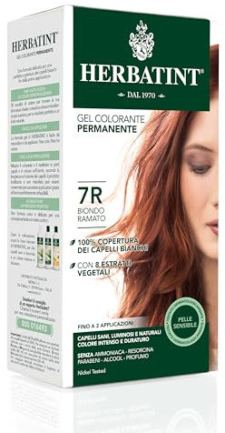 Herbatint - Coloración permanente, 7R/Rubia de cobre, 150 ml