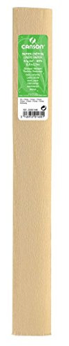 Krepppapierrolle Canson – 40 g – 0,5 x 2,5 m – Creme