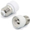 Energmix 5x Adapter Konverter E27 auf GU10 Lampensockel 5er Set, 2384-5x
