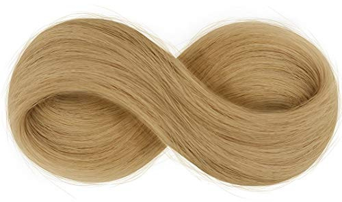 50 cm Virgin Echthaar Strähnen 25 x 0,7 g Flachtip Bondings Honigblond