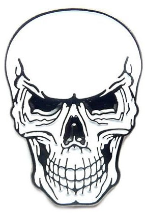 FahnenMax® Pin Anstecker Totenkopf Skull