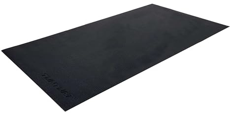Tunturi Bodenschutzmatte für Fitnessgeräte, 200 cm, Schutzmatte für Bodenschutz und schalldämpfend