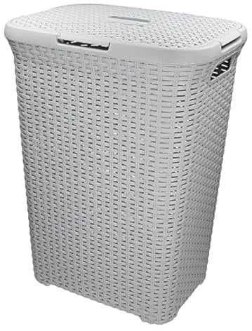 Curver Natural Style Laundry Basket 60L Light Grey
