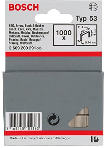 Bosch Accessories Bosch Professional 2609200291 1000 Tackerkla mmern 11,4/4 mm Typ 5