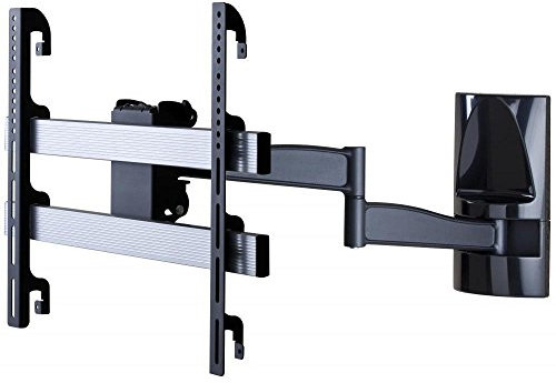VCM Universal TV Halterung | VESA Wandhalterung | Halter neigbar schwenkbar ausziehbar | Belastbarkeit bis zu 35kg - WS300 Schwarz