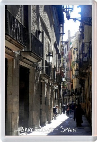 Barcelona - Spain - Novelty Jumbo Fridge Magnet ID445