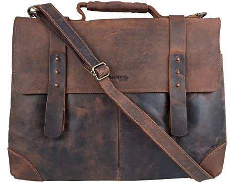 Greenland Nature Classic Aktentasche Leder 41 cm