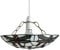 MiniSun | Tiffany Style Titania Antique Red and White Glass and Jewelled Uplighter Dragonfly Design Ceiling Lamp Pendant Stained Glass Shade | Shades & Home Improvements Essential | 300cm Shade Width