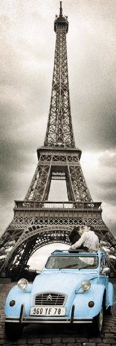 GB Eye Ltd Türposter Paris Romance, 53 x 158 cm