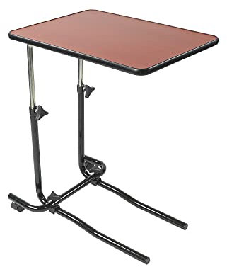 NRS Healthcare M01278 Overbed and Chair Table - Divan Style, Tilting and Adjustable