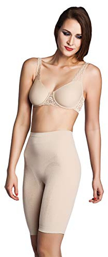 Miss Perfect Shapewear Damen - Miederhose Bauchweg Unterhose (S-XXL) Body Shaper Damen Seamless Miederhose Bauch Weg - formend & kühlend