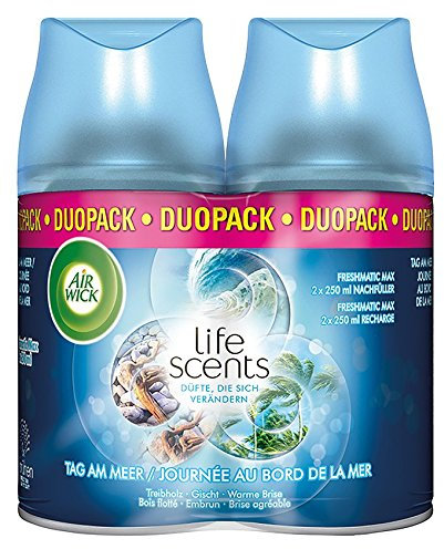 Air Wick Freshmatic Max Automatisches Duftspray Nachfüller, Tag am Meer, Duo-Pack (2x250ml)