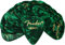 Fender Premium Celluloid 351 Shape Picks, Heavy, Green Moto, 12er-Pack
