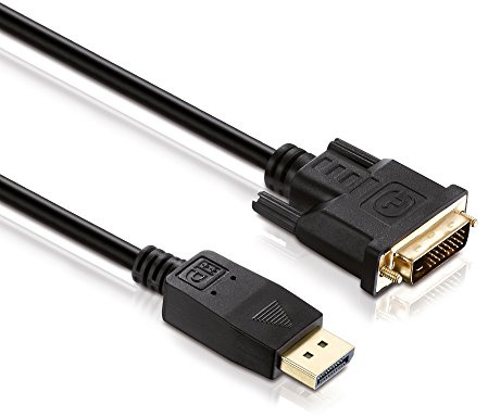 Wentronic HDSupply X-DC045-015 DisplayPort/DVI Kabel 1,5 m vergoldet FullHD 1080p schwarz