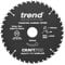 Trend Wood Circular Saw Blade, 190mm Diameter, 30mm Bore, 40 Teeth, TCT, 2.6mm Kerf, +15° Hook, CSB/TC19040