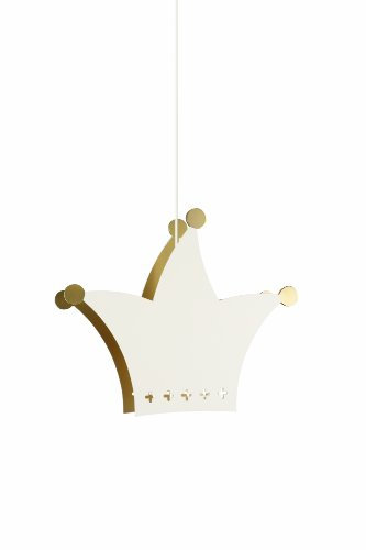 Massive Pendelleuchte Kingston, weiss / gold, 40W weiss / gold 46,2 x 45,7 x 17,0 cm