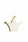 Massive Pendelleuchte Kingston, weiss / gold, 40W weiss / gold 46,2 x 45,7 x 17,0 cm