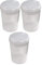 Medi-Inn+ Schnabelbecher Schnabeltasse Trinkbecher Transparent Öffnung 4 x 4 mm | praktisches Set: 3 Stück